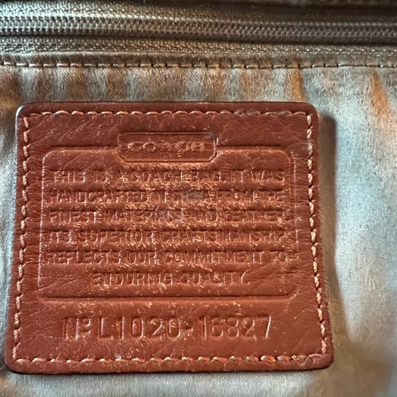 Coach Brown Snakeskin Soft Leatherware Hobo Style Shoulder Handbag L1026-16795 - Picture 11 of 14